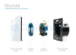 Modul intrerupator draperie wireless cu touch LIVOLO