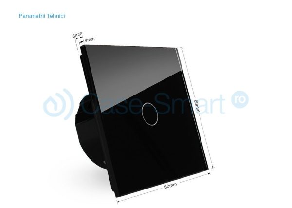 Intrerupator cu revenire Livolo cu touch din sticla