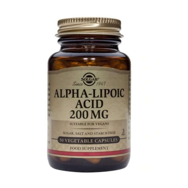 Solgar Alpha Lipoic Acid 200mg, 50 capsule