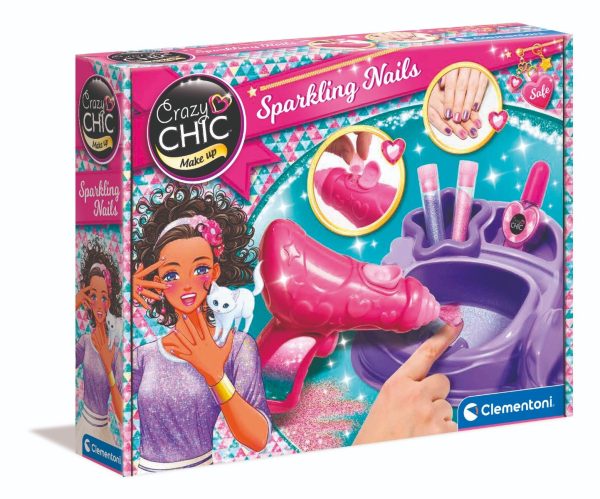 Set de joaca creativ Clementoni, Unghii sclipitoare