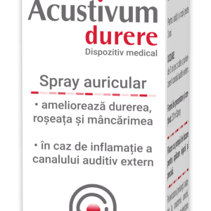 Acustivum durere spray auricular, 20 ml