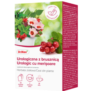 Dr.Max Ceai urologic din plante cu merisoare, 20 plicuri