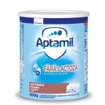 Lapte praf Aptamil Fara lactoza, 400g, de la nastere 0luni+