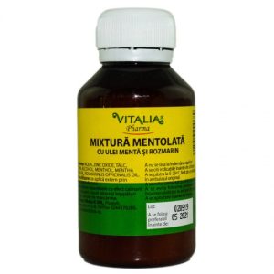 Mixtura mentolata cu ulei de menta si rozmarin, 100g, Vitalia