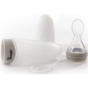 Bo Jungle B-Food Dispenser Silicone lingură cu dozator și capac