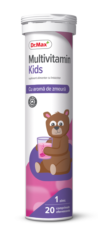 Dr.Max Multivitamin Kids pentru copii, 20 tablete efervescente