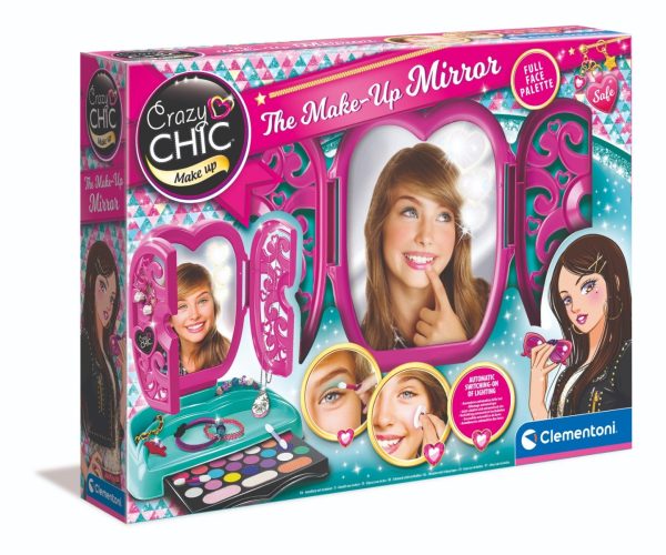 Set make-up cu oglinda si accesorii Clementoni