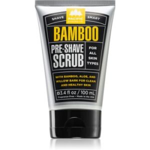 Pacific Shaving Bamboo Pre-Shave Scrub Peeling inainte de barbierit pentru barbati