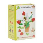 Capsuni in ghiveci, din lemn, Tender Leaf Toys, 13 piese