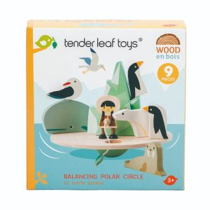 Aisberg plutitor din lemn, Tender Leaf Toys, 9 piese