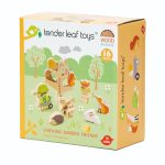 Animalute in copac din lemn, Tender Leaf Toys, 16 piese