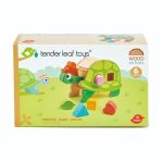 Broasca testoasa didactica din lemn,Tender Leaf Toys, 6 piese