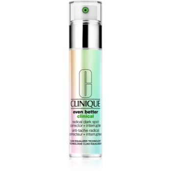 Clinique Even Better Clinical™ Radical Dark Spot Corrector + Interrupter ser cu efect iluminator impotriva petelor