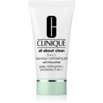 Clinique All About Clean 2-in-1 Cleansing + Exfoliating Jelly gel exfoliant de curatare