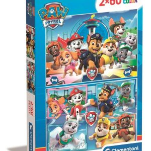 Puzzle Clementoni Paw Patrol, 2 x 60 piese