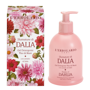 L'Erbolario Gel de curatare maini si fata Shades of Dahlia, 280ml