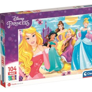 Puzzle Clementoni Maxi, Disney Princess, 104 piese