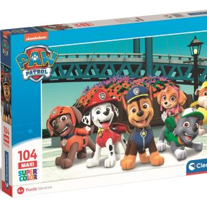 Puzzle Clementoni Maxi, Paw Patrol, 104 piese