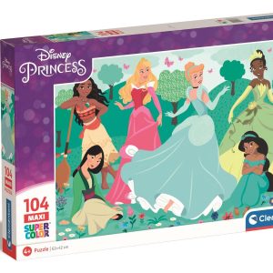 Puzzle Clementoni Maxi, Disney Princess, 104 piese