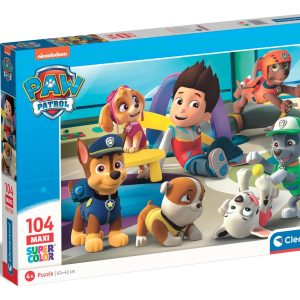 Puzzle Clementoni Maxi, Paw Patrol, 104 piese