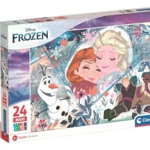 Puzzle Clementoni Maxi, Disney Frozen, 24 piese