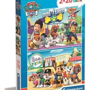 Puzzle Clementoni Paw Patrol, 2 x 20 piese