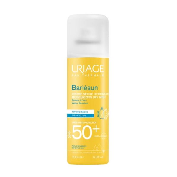 Spray uscat protectie solara SPF50 Bariesun, 200ml, URIAGE