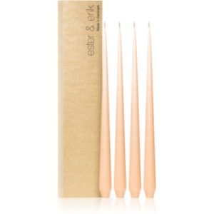 ester & erik taper candle rosy caramel (no. 20 ) lumanare