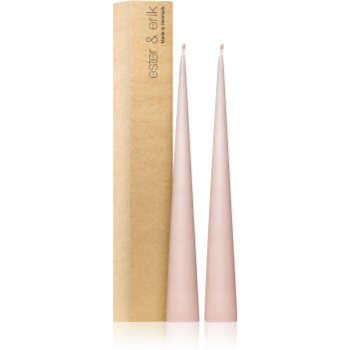 ester & erik cone candles soft rose (no. 52) lumanare