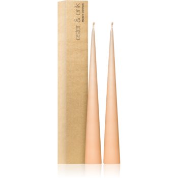 ester & erik cone candles rosy caramel (no. 20) lumanare