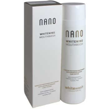 Whitewash Nano Whitening Mouthwash apa de gura cu efect de albire
