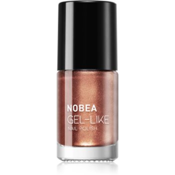 NOBEA Metal Gel-like Nail Polish lac de unghii cu efect de gel