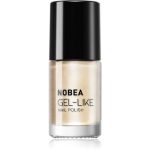 NOBEA Metal Gel-like Nail Polish lac de unghii cu efect de gel