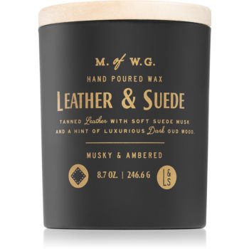 Makers of Wax Goods Leather & Suede lumânare parfumată