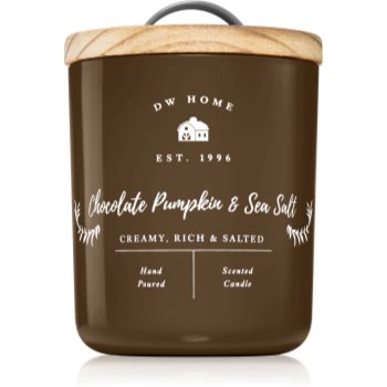 DW Home Farmhouse Chocolate Pumpkin & Sea Salt lumânare parfumată