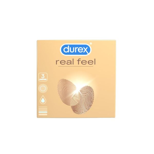Durex Prezervative Real Feel, 3 bucati