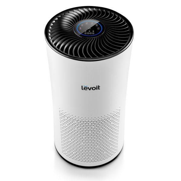 Purificator de aer Levoit LV-H133, Filtru True HEPA, Filtrare 99.97%, Touch screen, Display LCD, Senzor particule