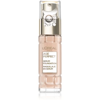 L’Oréal Paris Age Perfect Serum Foundation make up pentru ten matur