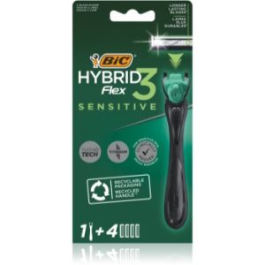BIC FLEX3 Hybrid Sensitive aparat de ras rezerva lama 4 pc