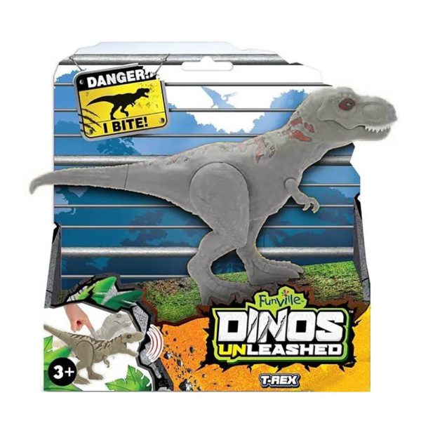 Jucarie interactiva Dinos Unleashed, Dinozaur, T-Rex