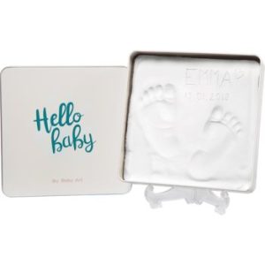 Baby Art Magic Box Square Essentials set de mulaj pentru amprentele bebelușului