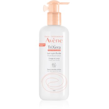 Avène TriXera Nutrition lapte fluid intens hranitor penru fata si corp pentru piele uscata si sensibila