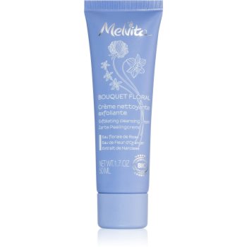 Melvita Bouquet Floral Exfoliating Cleansing Cream exfoliant de curățare