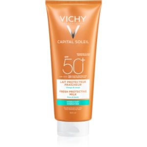 Vichy Capital Soleil lapte de protectie pentru fata si corp SPF 50+