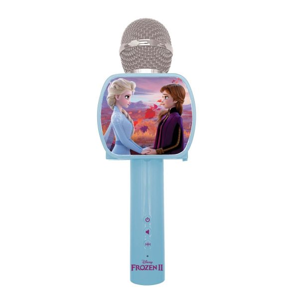 Microfon Karaoke, Lexibook, wireless cu bluetooth, Disney Frozen 2