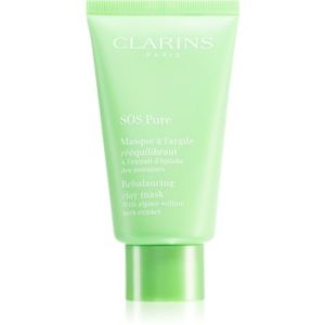 Clarins SOS Pure Rebalancing Clay Mask mască cu argilă pentru piele mixta spre grasa
