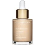 Clarins Skin Illusion Natural Hydrating Foundation makeup radiant cu hidratare SPF 15