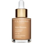 Clarins Skin Illusion Natural Hydrating Foundation makeup radiant cu hidratare SPF 15