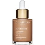 Clarins Skin Illusion Natural Hydrating Foundation makeup radiant cu hidratare SPF 15