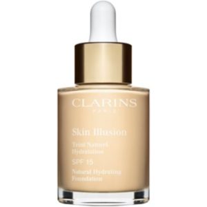 Clarins Skin Illusion Natural Hydrating Foundation makeup radiant cu hidratare SPF 15